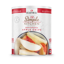 Load image into Gallery viewer, Simple Kitchen Dried Apple Chips - 20 Serving Can
