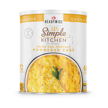 Load image into Gallery viewer, Simple Kitchen Powdered Eggs 3 CT Case - 72 Serving Cans
