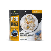 Load image into Gallery viewer, 6 CT ReadyWise Pro Adventure Meal Homestyle Biscuits &amp; Gravy with Sausage
