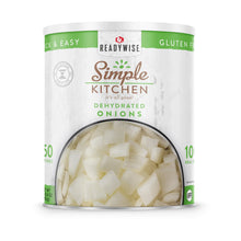 Load image into Gallery viewer, Simple Kitchen Dehydrated Chopped Onions 3 CT Case - 250 Serving Cans
