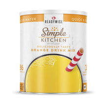 Load image into Gallery viewer, Simple Kitchen Orange Drink Mix- 86 Serving Can
