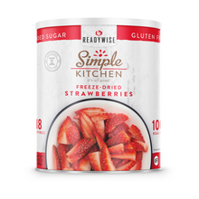 Load image into Gallery viewer, Simple Kitchen FD Sliced Strawberries - 18 Serving Can
