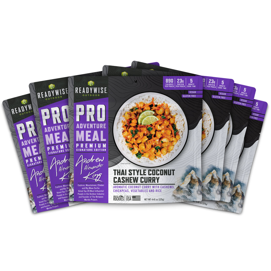 6 CT Pro Adventure Meal Thai Coconut Cashew Curry