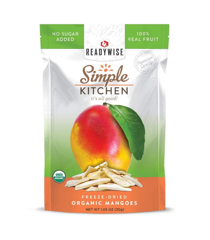 Simple Kitchen Organic Freeze-Dried Mangoes - 6 Pack