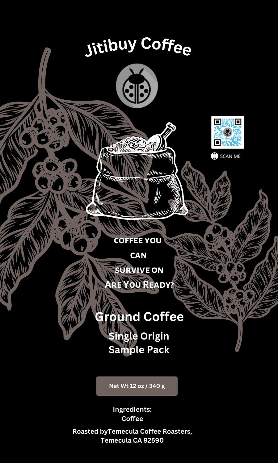 2oz Sample Packs - Single Origin